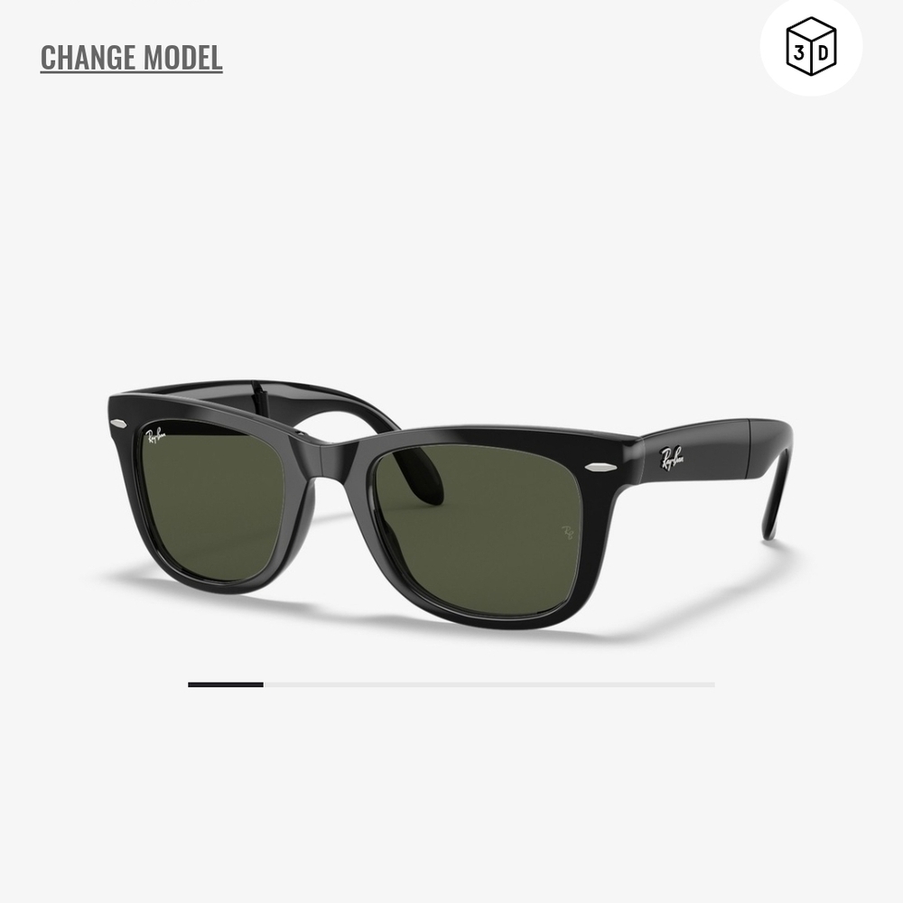 Ray-Ban Black Folding Wayfarer Case - Picture 6 of 6